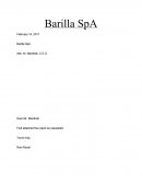 Barilla Spa Case Study