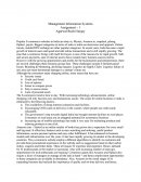 Management Information Systems