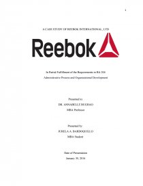reebok international ltd