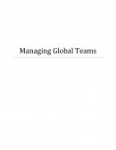 Managing Global Teams