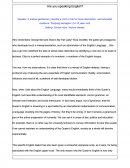Exposition on the English Language