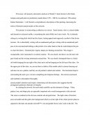 Descriptive Analysis Essay