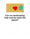Can Our Landscaping Help Cool the Down the Planet?
