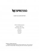 Nespresso Report