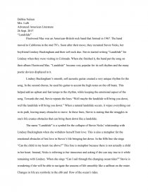 essay on landslide 150 words