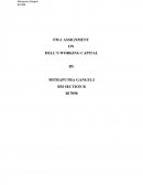 Dell's Working Capital