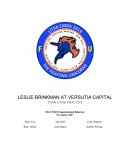Leslie Brinkman at Versutia Capital (organizational Behavior)
