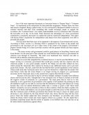 Analysis on Thomas Paine's Common Sense