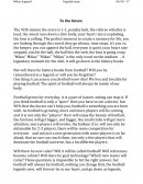 Football Essay