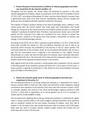 Review the General Macroeconomic Conditions of Relevant Geographies and Make Your Projections for the Relevant Variables