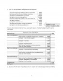 Lion, Inc. Cash Flows Case Study