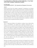 Correlation Between Motivation and Job Satisfaction: A Case Study of the Anti-Corruption Commission of Zambia