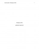 Managing Conflict in the Workplace