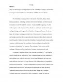 Why Was the Biological Exchange (columbian Exchange) So Beneficial to European Colonizers?