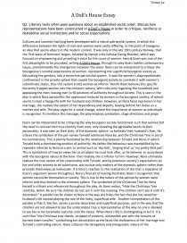 Реферат: A Dolls House Essay Research Paper In