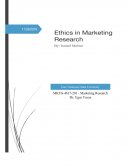 Ethics in Marketing Research