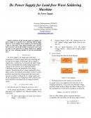 Dc Power Supply for Lead-Free Wave Soldering Machine