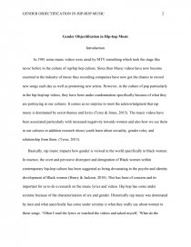 hip hop essays