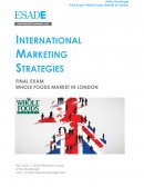 Marketing Environment of Wfm in London