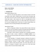 Moisture Content Determination