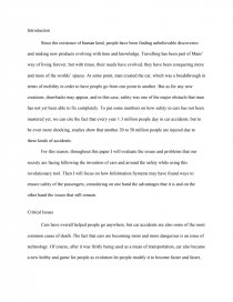 Self Driving Cars And The Use Of It Essay