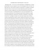 Contribution of Montesquieu to the Law