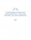 Sustainability Practice Within the Steel Industry