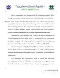 Реферат: Effective Communication Essay Research Paper Effective CommunicationAs Реферат: Effective Communication Essay Research Paper Effective CommunicationAs