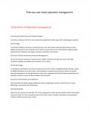 Frito-Lay Case Study Operation Management